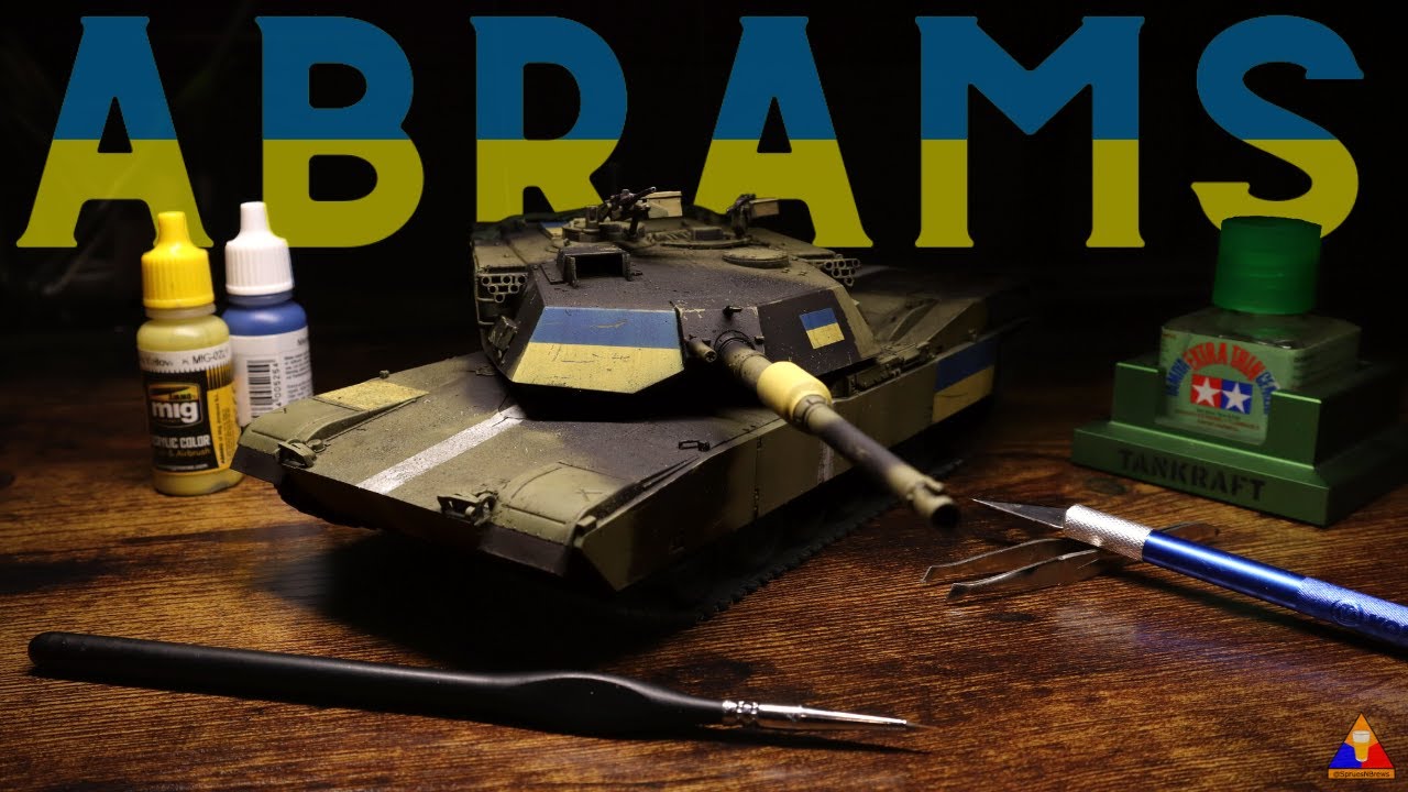 Ukrainian Abrams Tank | Scale Model Tutorial | Tamiya 1/35 Scale