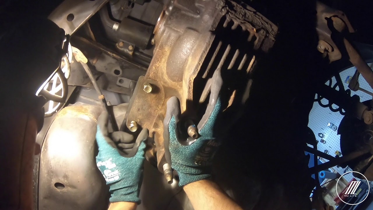 RX8 2JZ Part 16 - Stock Differential custom mounts.