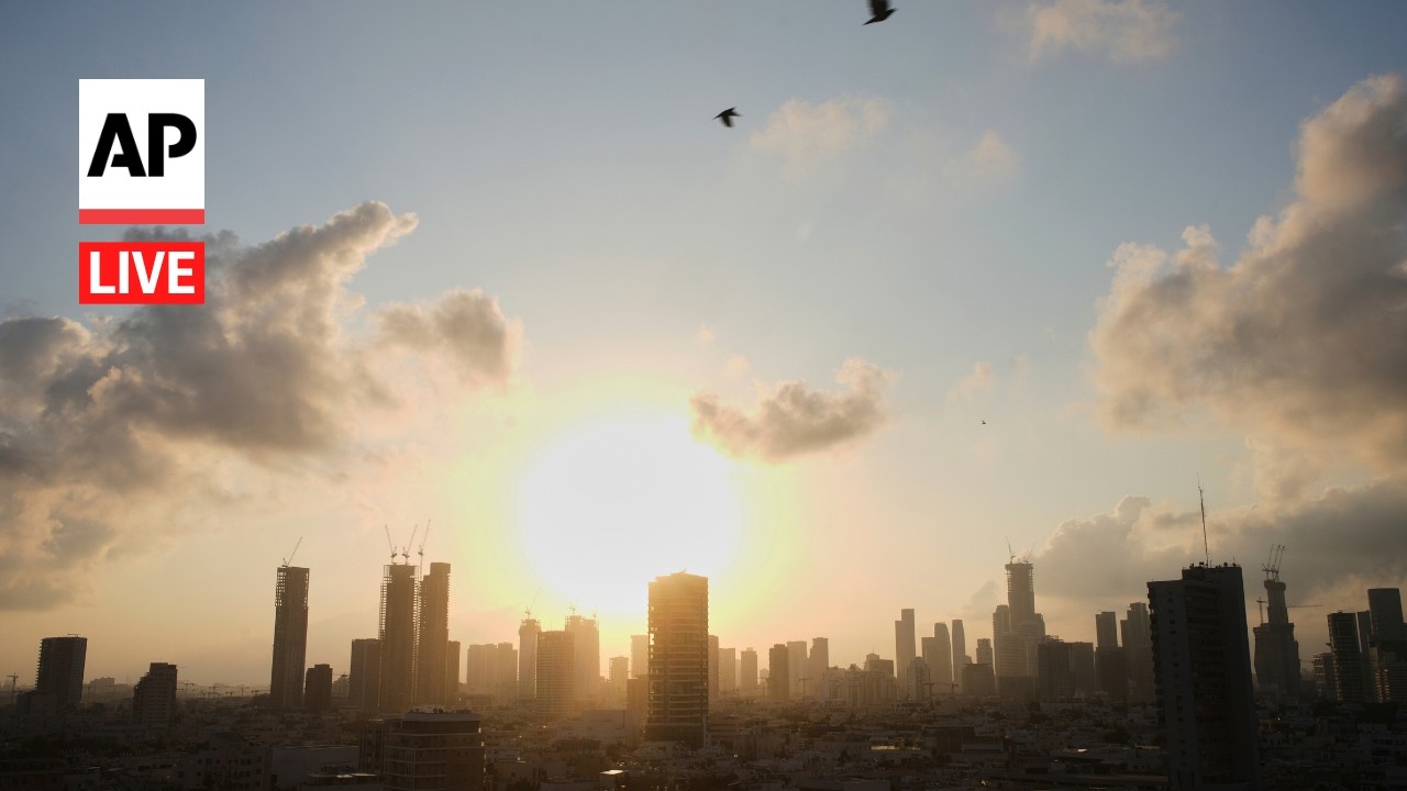 LIVE: Tel Aviv and Jerusalem skyline as Iran war continues