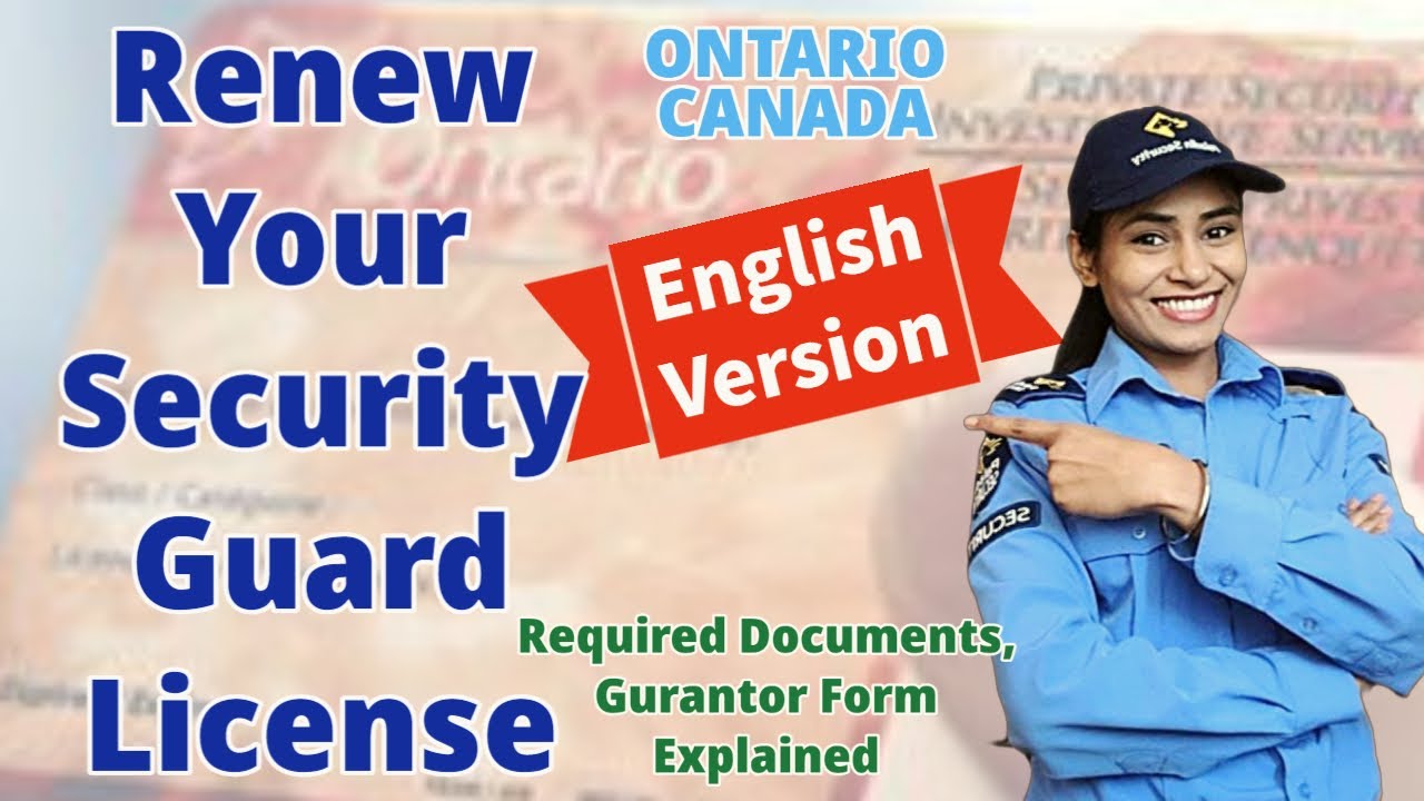 How to Renew your Security Guard License in Ontario || Practically Shown || Easily Explained