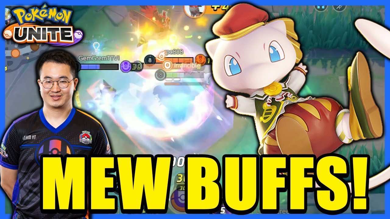 These RECENT MEW Buffs Feel SO STRONG Right Now! TON Of Damage Through Out The GAME! | Pok&eacute;mon Unite