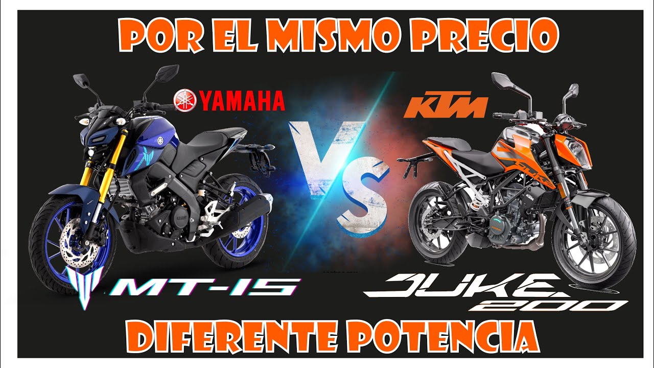 MT15 vs DUKE NG 200 | Cuál es mejor? | Igual Precio Diferente potencia | @locoporlasmotos