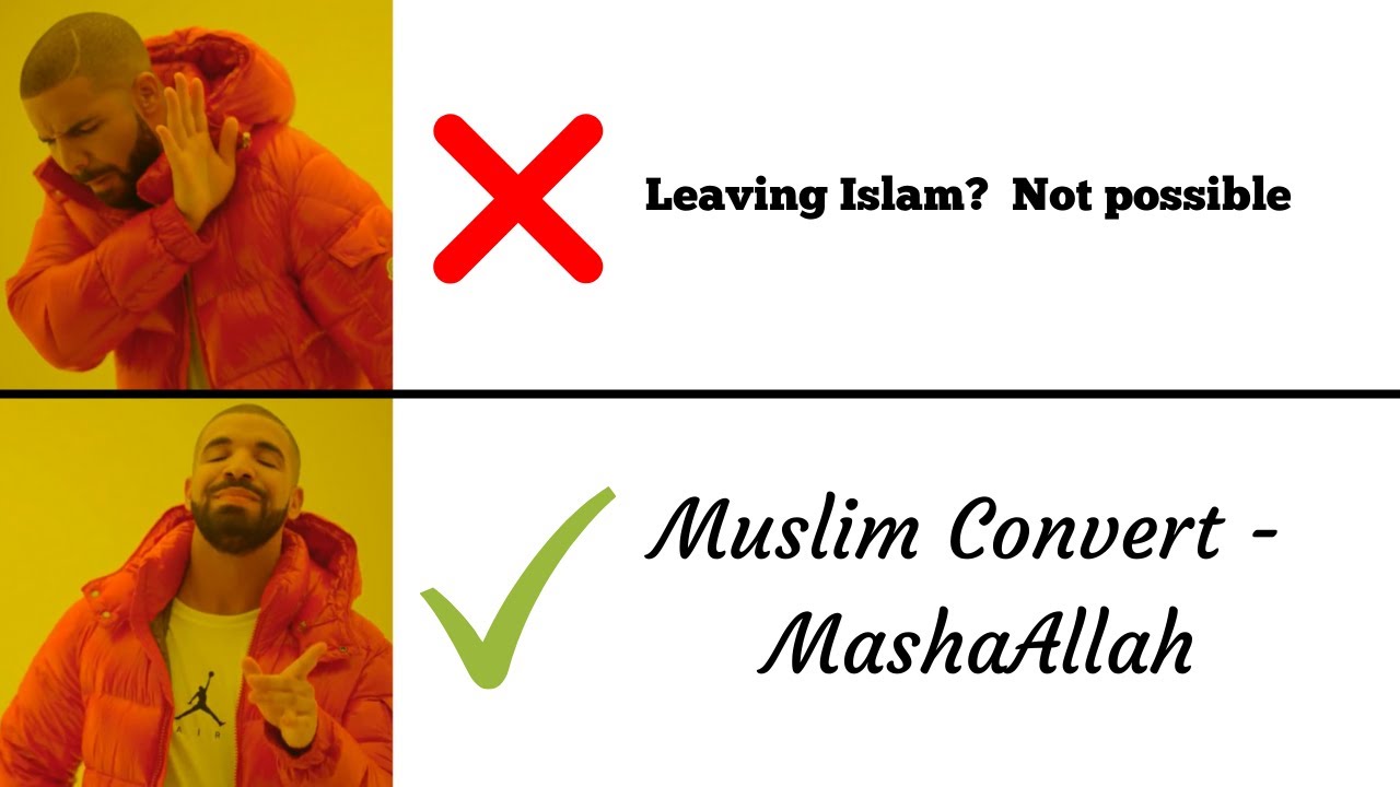 The double standard of converting vs leaving Islam