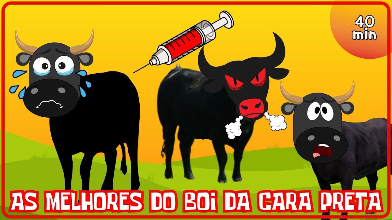 🎶 Boi da Cara Preta - A Colet&acirc;nea Completa! 🐂 | M&uacute;sicas Infantis | Gabi e Morango