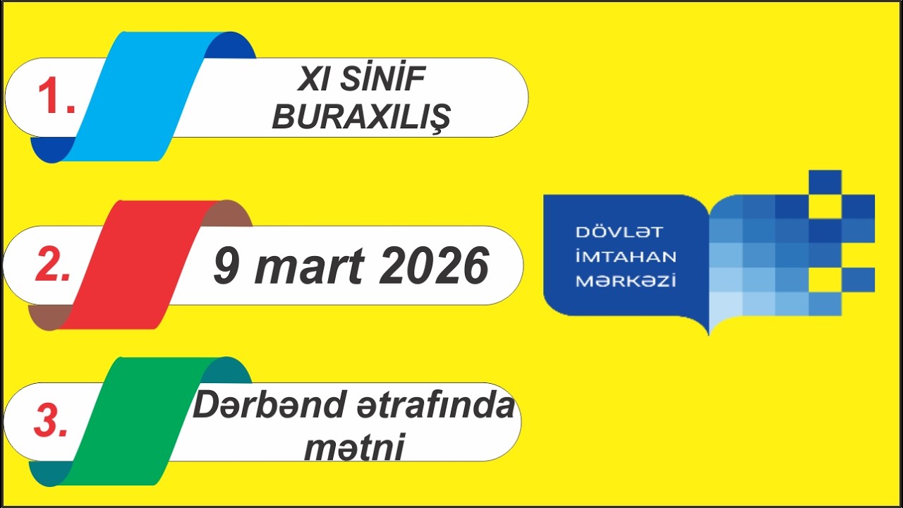 9 mart 2026 XI Buraxılış Azərbaycan dili / 