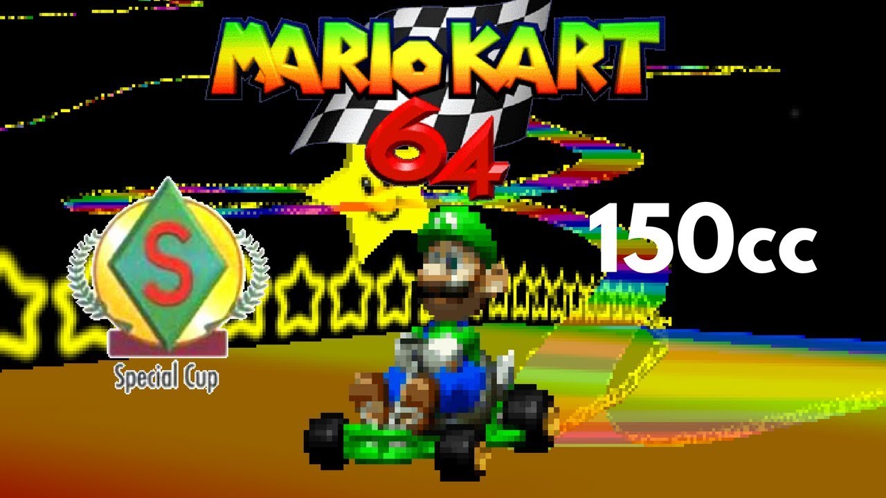 Mario Kart 64 - 150cc Special Cup (36 Points) + Credits