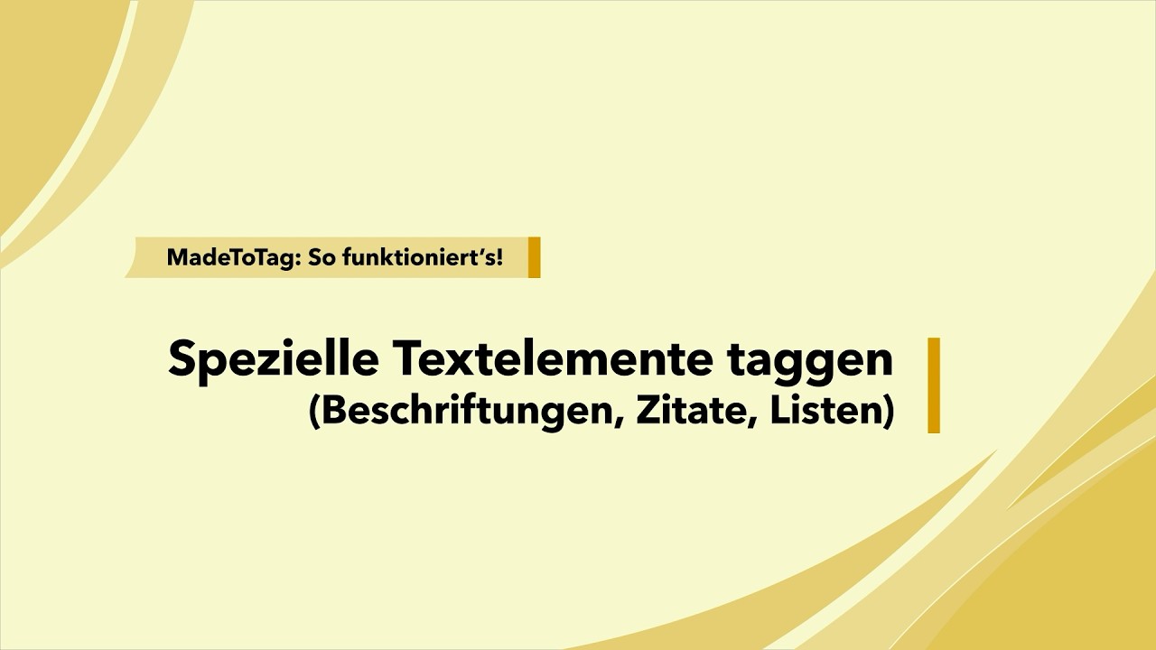 MadeToTag – Spezielle Textelemente für barrierefreie PDF/UA in Adobe InDesign taggen
