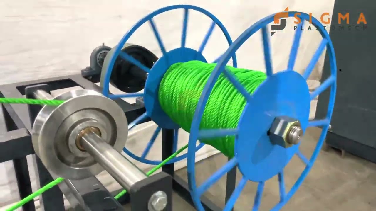 Rope Coiling |Sigma SSE-CM-6T12 |Rope coiling machine #madeinindia  #ropecoiling #bhavnagar #machine