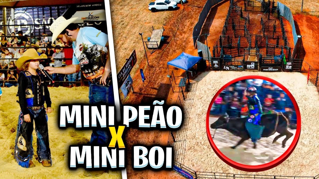 BEIJAMI X MINI EL BOI , Fiz um rodeio mirim na expo zordan