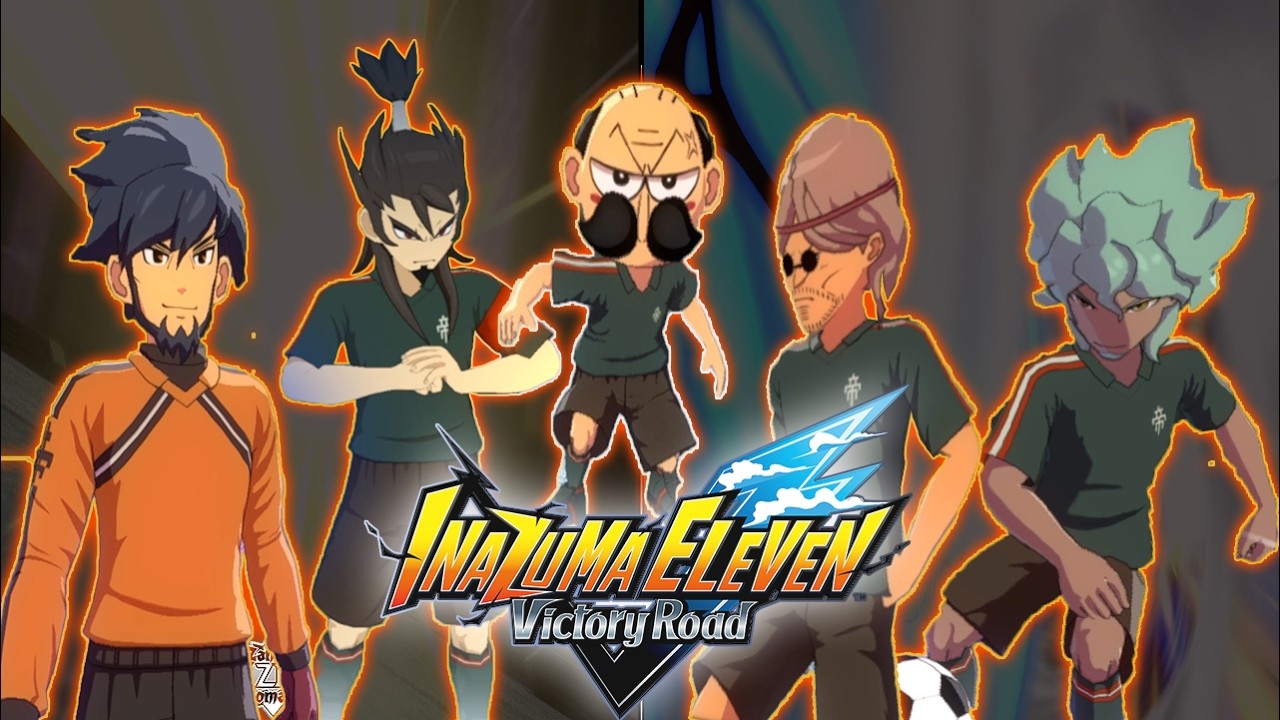 BEARD AND MUSTACHE Inazuma Eleven Victory Road  #inazumaelevenvictoryroad #イナズマイレブン #inazumaeleven