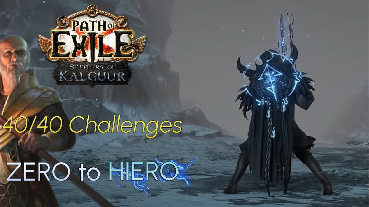 【Path of Exile】ZERO to HIERO | Beginner Friendly Guide to 40/40 Challenges | 3.25