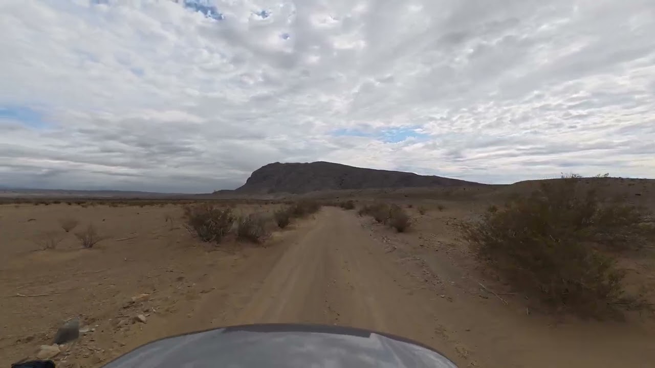 River Road from the East travelling West in Big Bend National Park.