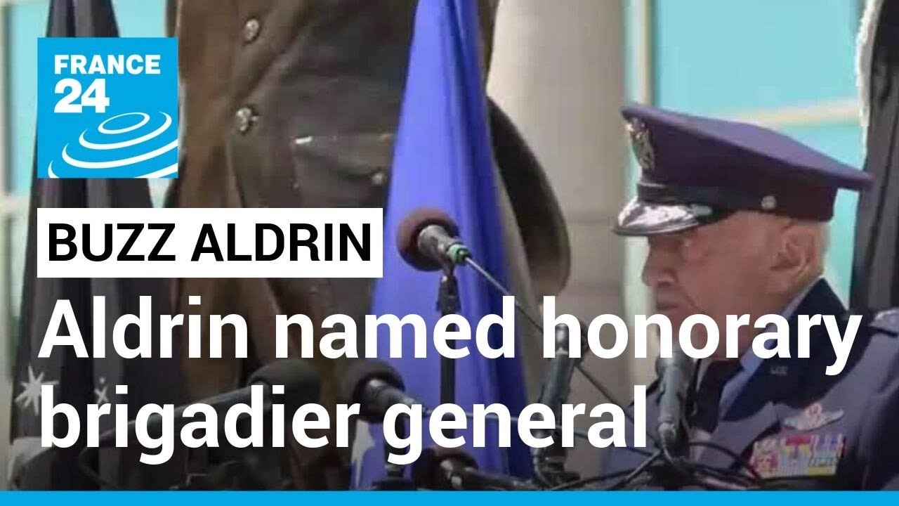Astronaut Buzz Aldrin named honorary brigadier general &bull; FRANCE 24 English