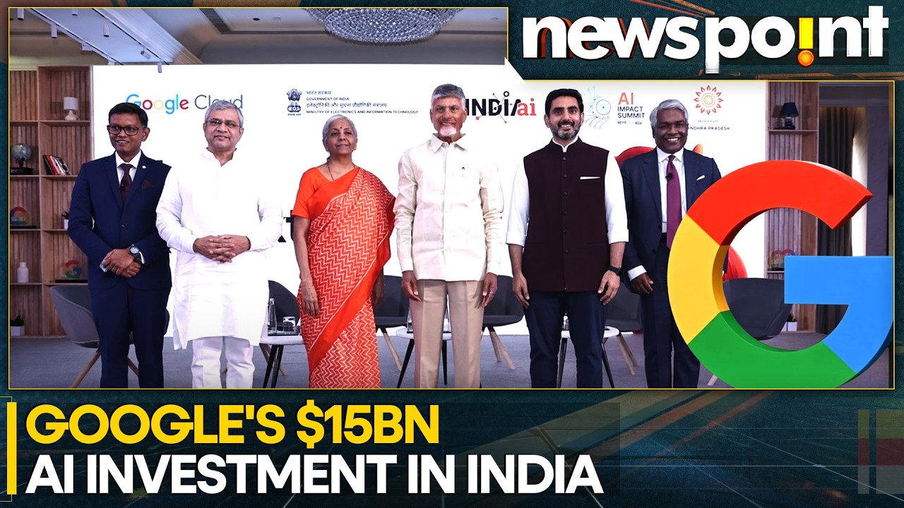 Google&rsquo;s $15 Billion India AI Hub in Visakhapatnam: Biggest Tech Investment Yet | WION Newspoint