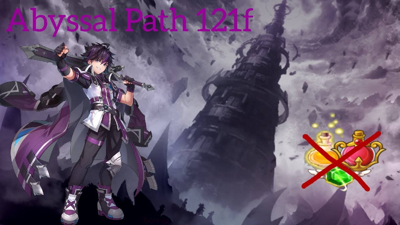 Sieghart - Abyssal Path 121f (no potions)  - Grand Chase Classic