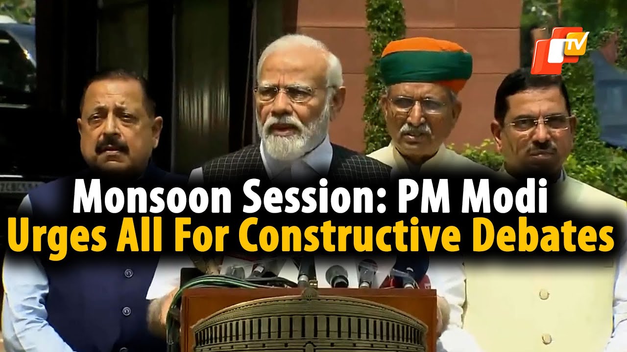 PM Modi Appeals All MPs For Constructive Debates As Monsoon Session 2023 Kicks Off