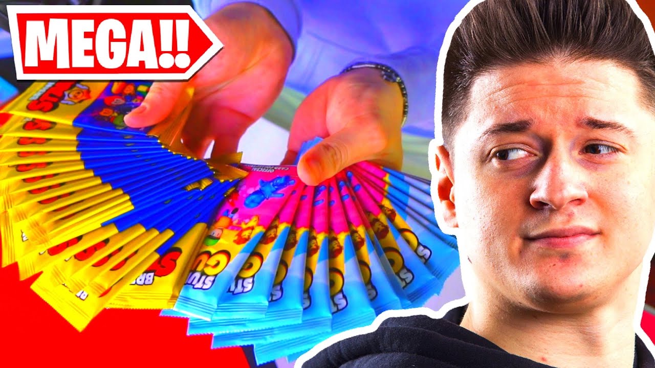 BRAWL STARS vs STUMBLE GUYS = APRO 40 PACCHETTI DI CARD !!