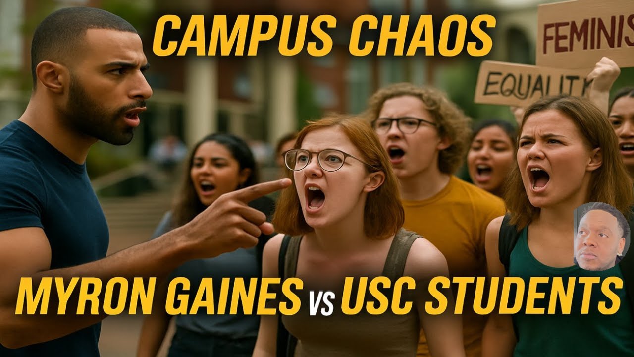 Myron Gaines DESTROYS USC Students in EPIC Debate!