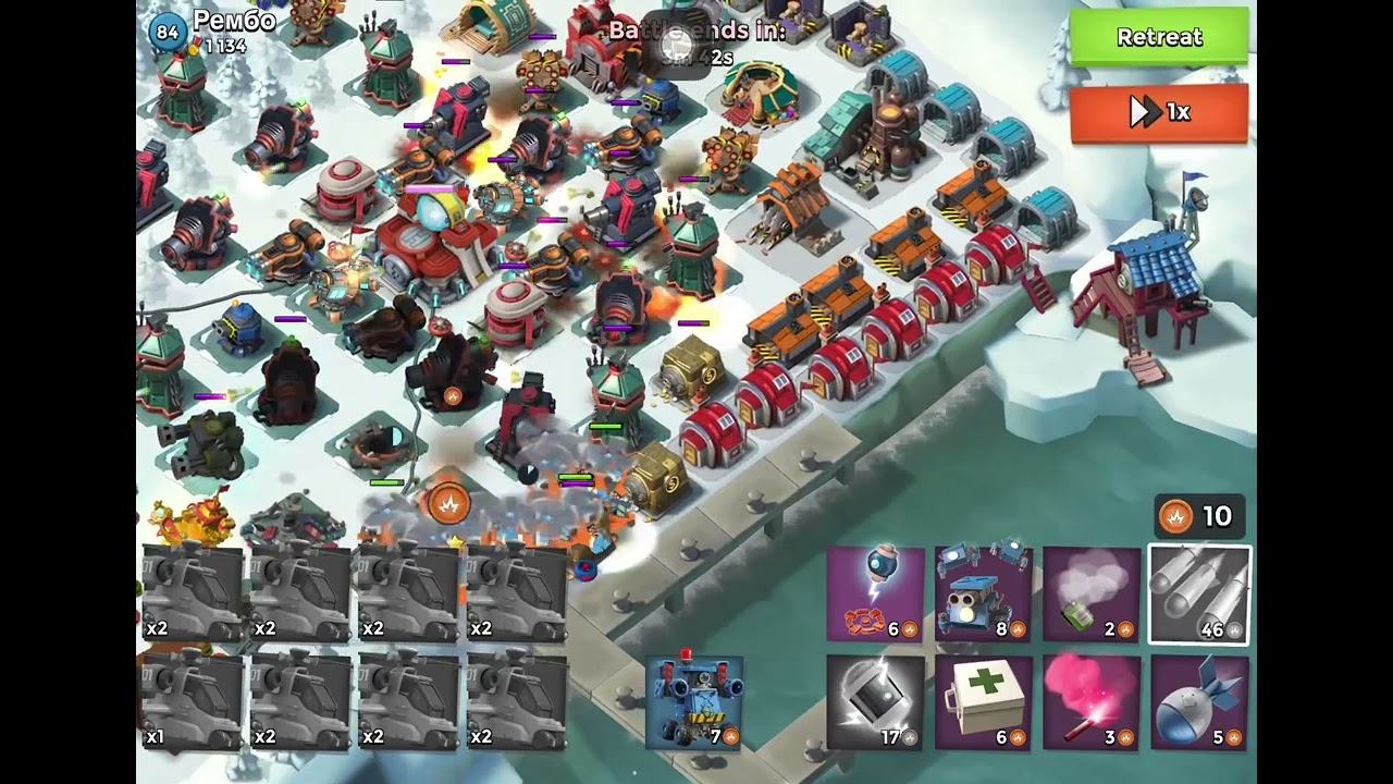 Boom Beach - Attack 4966 (Reverse)