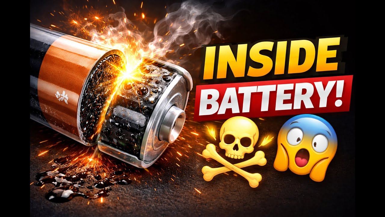 “Battery Ke Andar Kya Hota Hai? 😱 | Inside Battery Reality”