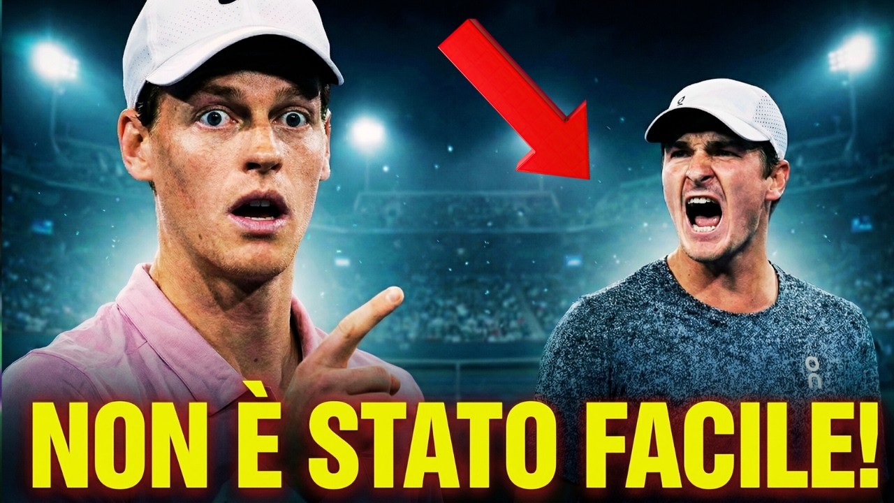 Sinner soffre ma vince contro Fonseca a Indian Wells