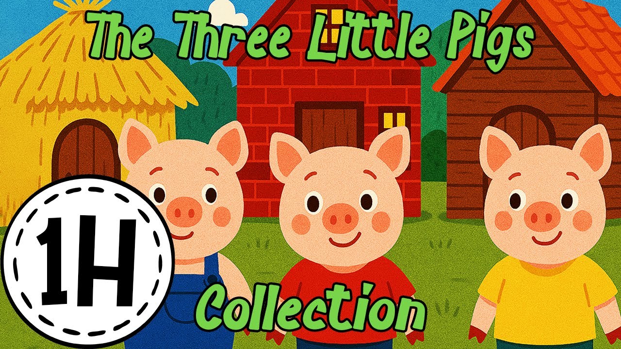 The Three Little Pigs 1 HOUR Collection | KittyCatCollection | Read Aloud Stories
