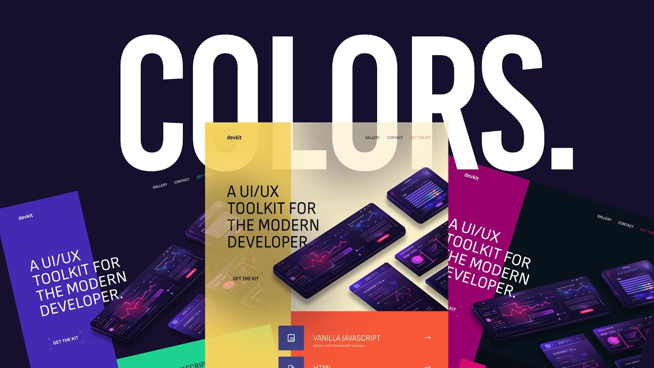 Учебное пособие по цветовой схеме UI/UX с Coolors.co