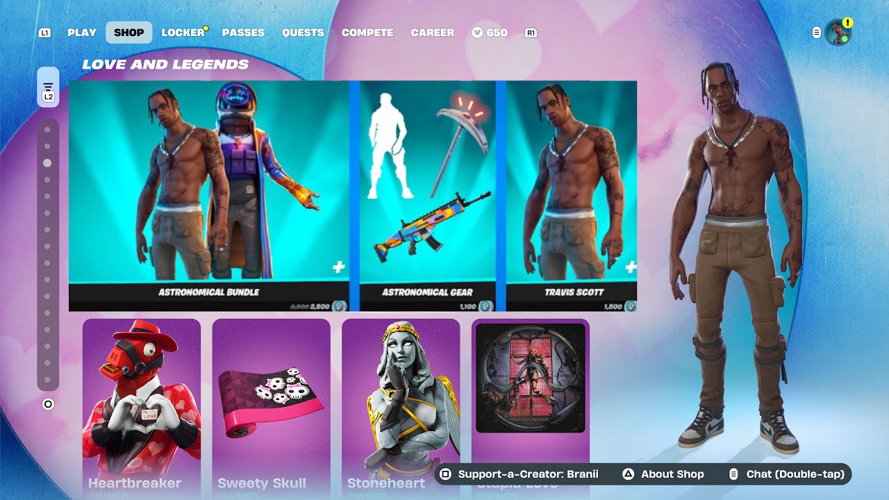 TRAVIS SCOTT SKIN RETURN RELEASE DATE IN FORTNITE ITEM SHOP 2026!