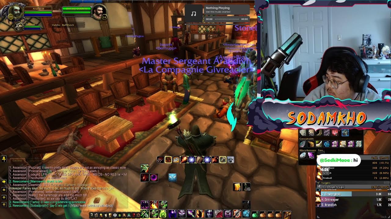 🎥🔴[FR]📺🔥WoW Ascension en mode chill | Viens rejoindre la Compagnie Givreacier  !discord !socials