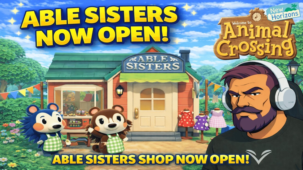 Able Sisters Shop Is Now Open! | Animal Crossing NH – Ep 17
