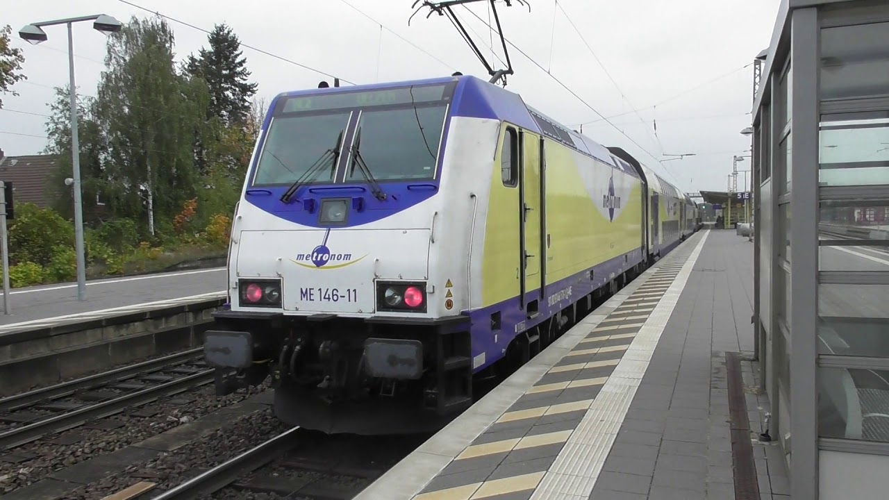 Bahnverkehr im Bahnhof Celle mit Metronom,ICE 1&4,S-Bahn Hannover und Güterzug
