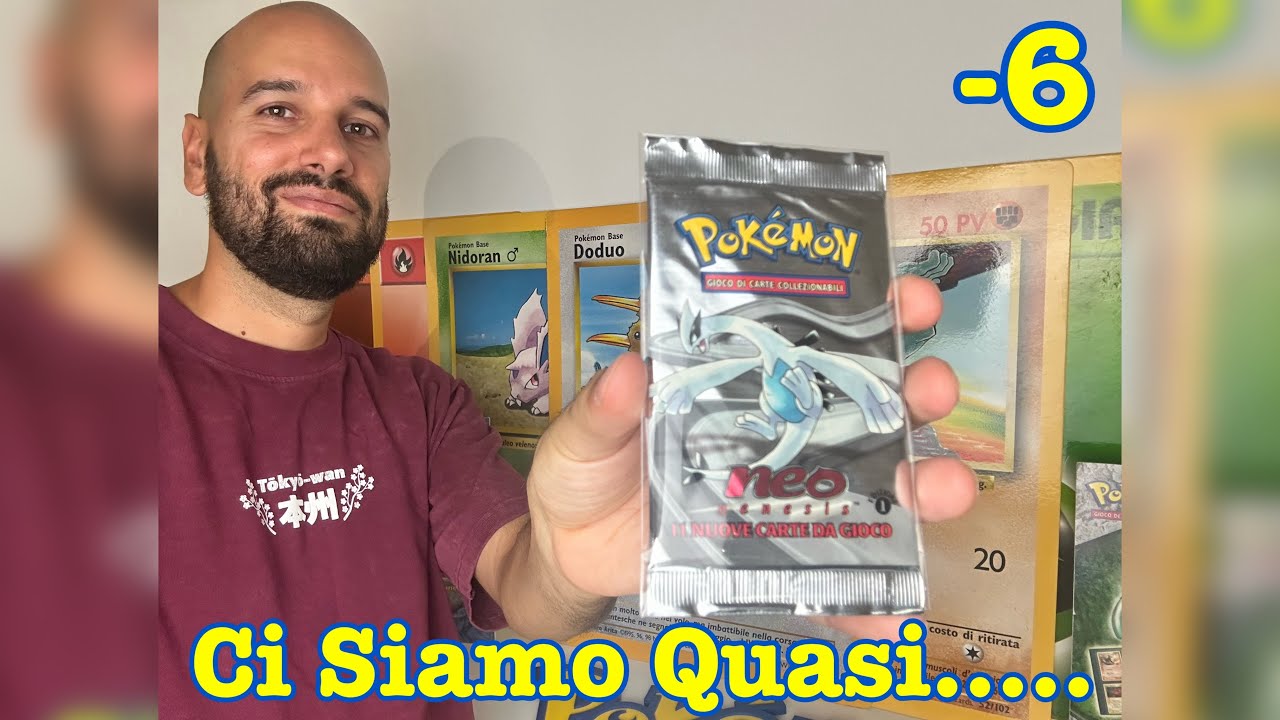 POKÉPOSTA - Pacchetti Neo 1a Ed - Collezione Pack Sealed Pokemon - 6 al completamento