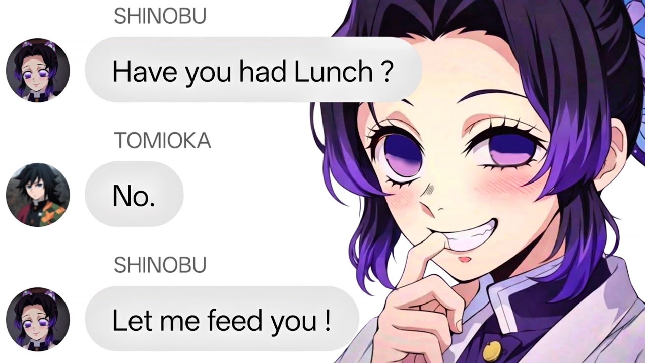 If Shinobu Takes too much care of Tomioka | Demon Slayer discord server 