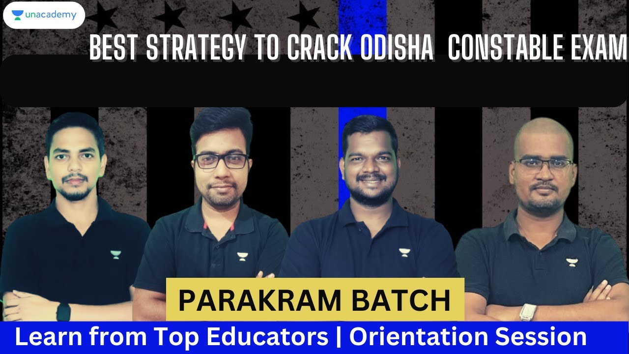 Crack Police Constable Exam | Learn Live from Top Educators | Unacademy OPSC