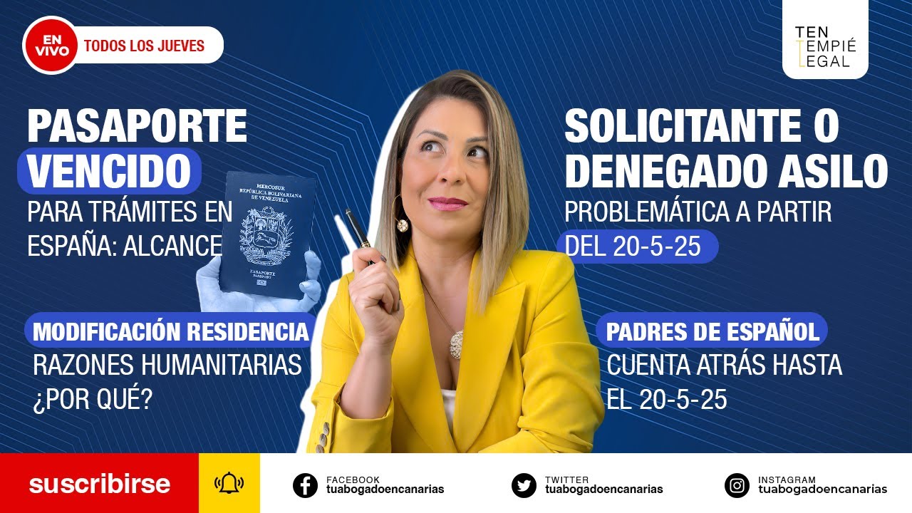 Pasaporte vencido para trámites en España: alcance