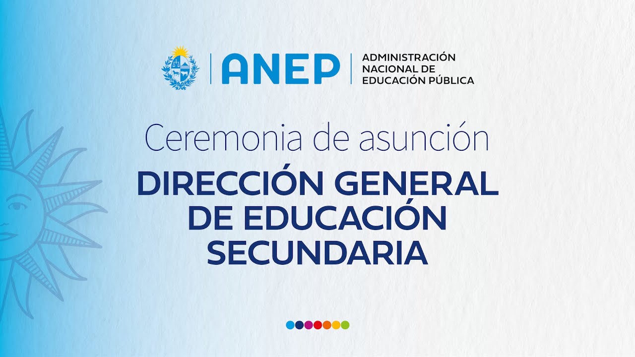 Asunción de las nuevas autoridades  de la DGES de la ANEP -  marzo 2025