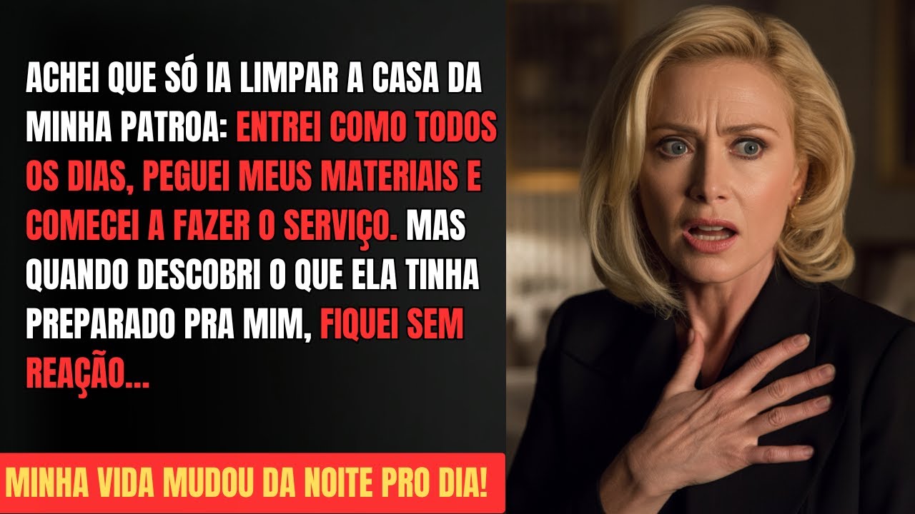 Achei que só ia limpar a casa… mas acabei herdando a mansão da minha patroa