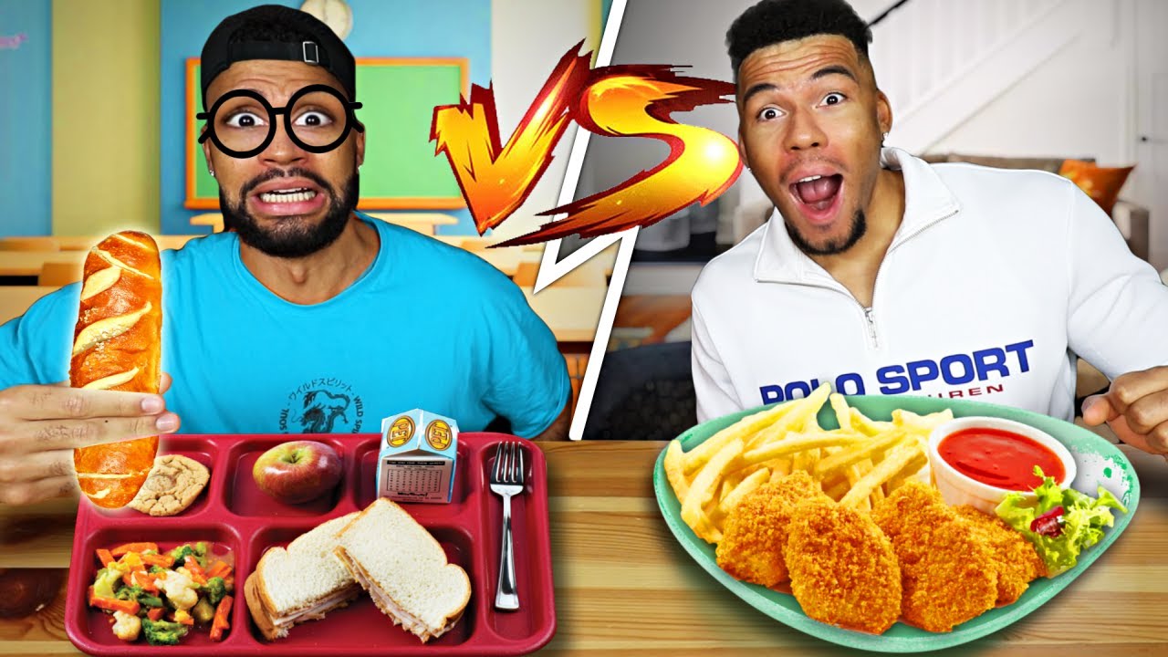 SCHUL VS ZUHAUSE ESSEN !!!