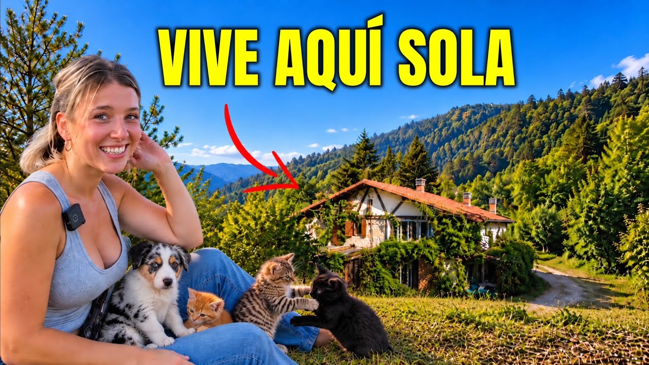 Lo DEJ&Oacute; todo para VIVIR AISLADA  entre MONTA&Ntilde;AS con sus ANIMALES