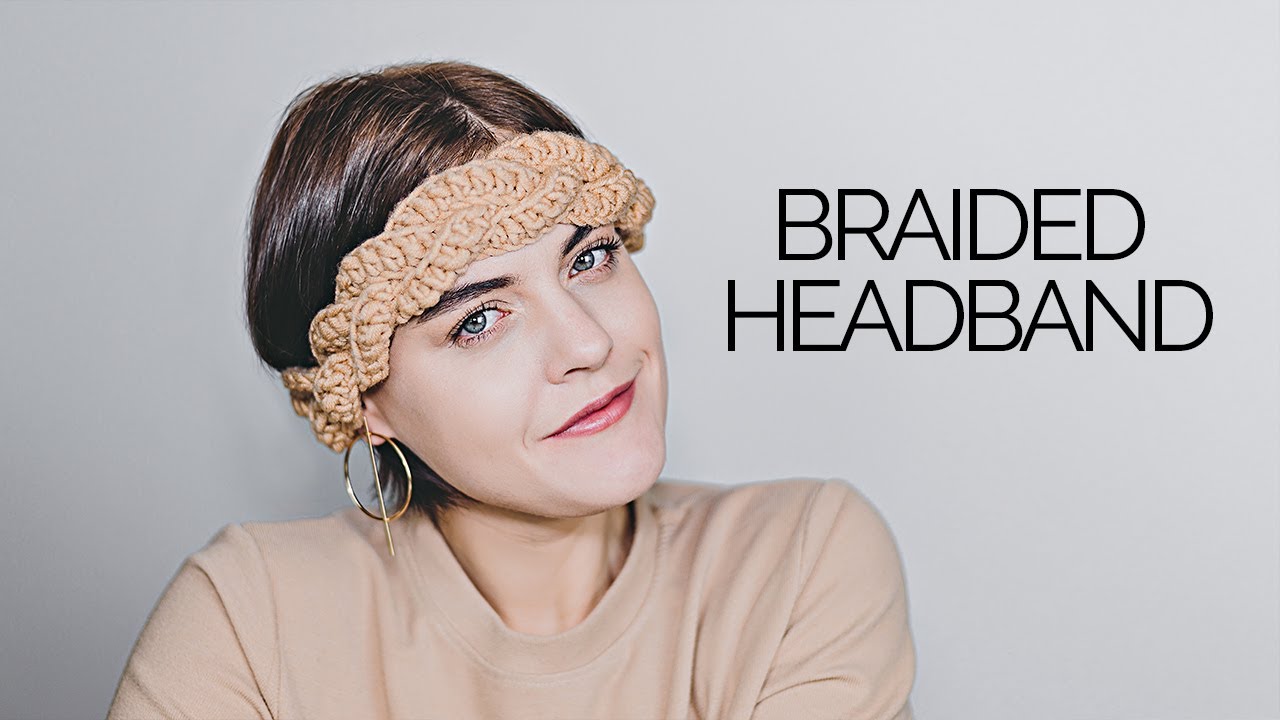 CROCHET BRAIDED HEADBAND