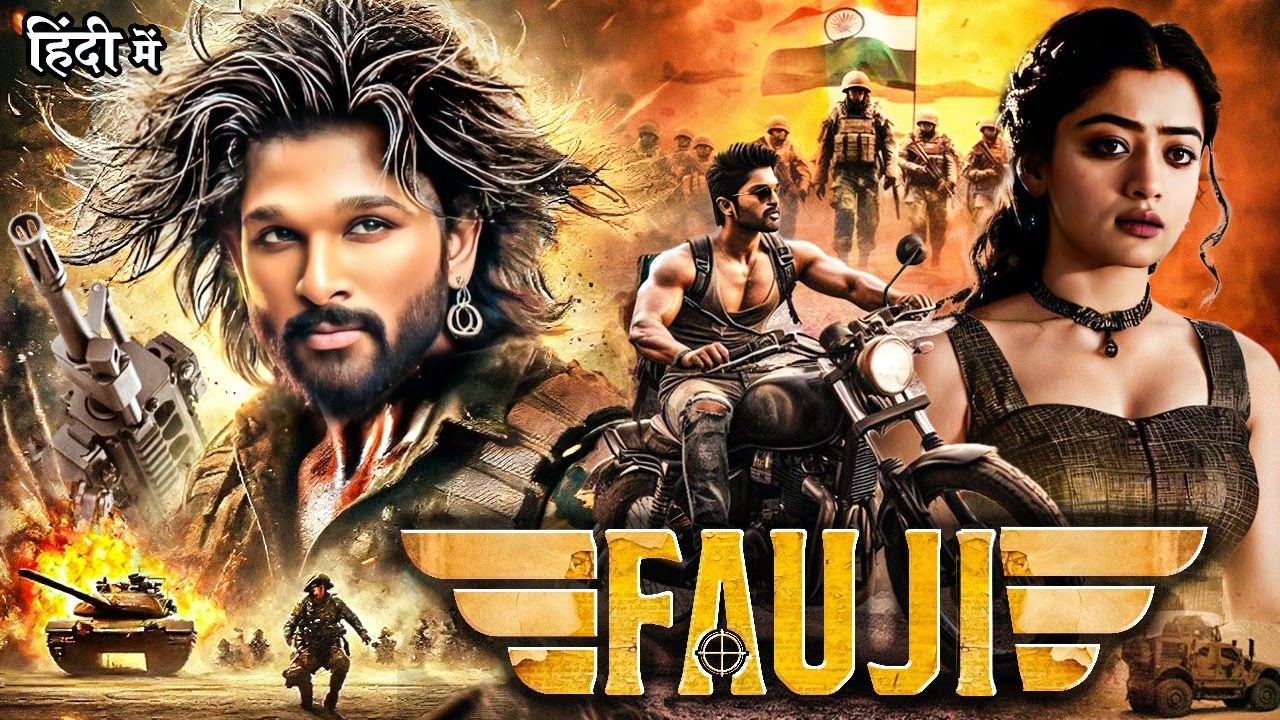 FAUJI (2025) | Allu Arjun & Rashmika | Full Hindi Dubbed Military Action Movie | South Indian War