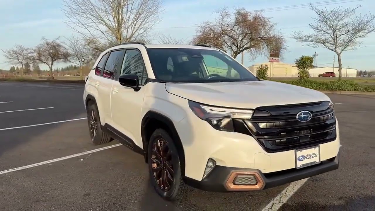 2026 Subaru Forester New Crystal White Gray NEWPORT OREGON PRE_OWNED TOYOTA NEW Forester DEALS CUST