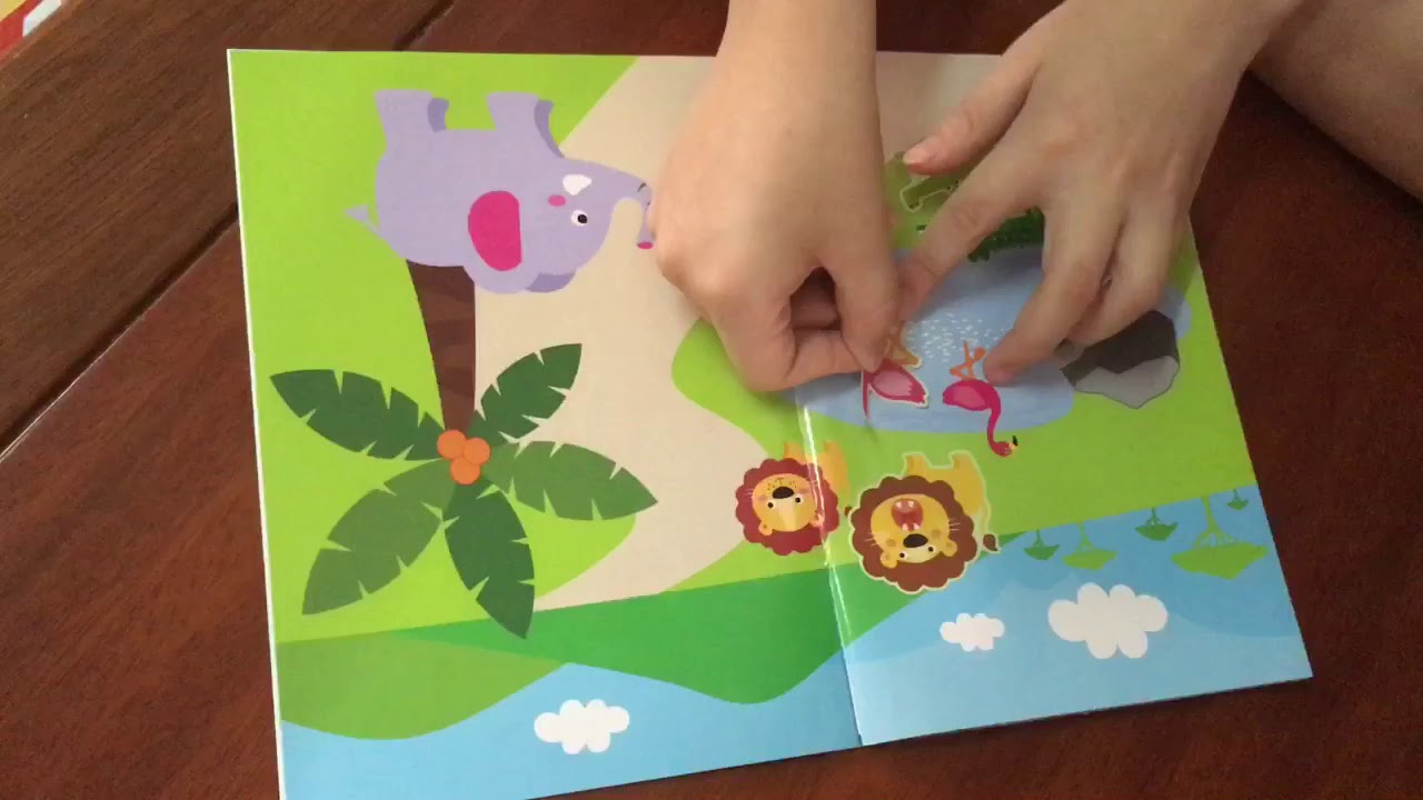 Zoo Sticker Book | and animals too
