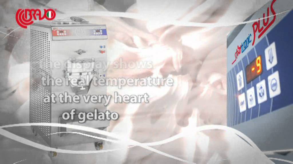 Artisanal gelato with Bravo Trittico Plus