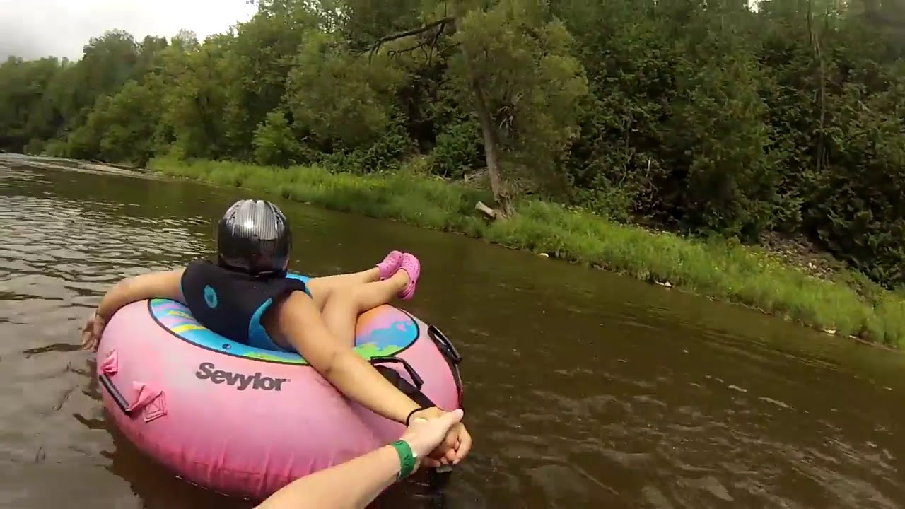 Elora Gorge river  Tubing  experience from start to finish   Ontario Canada