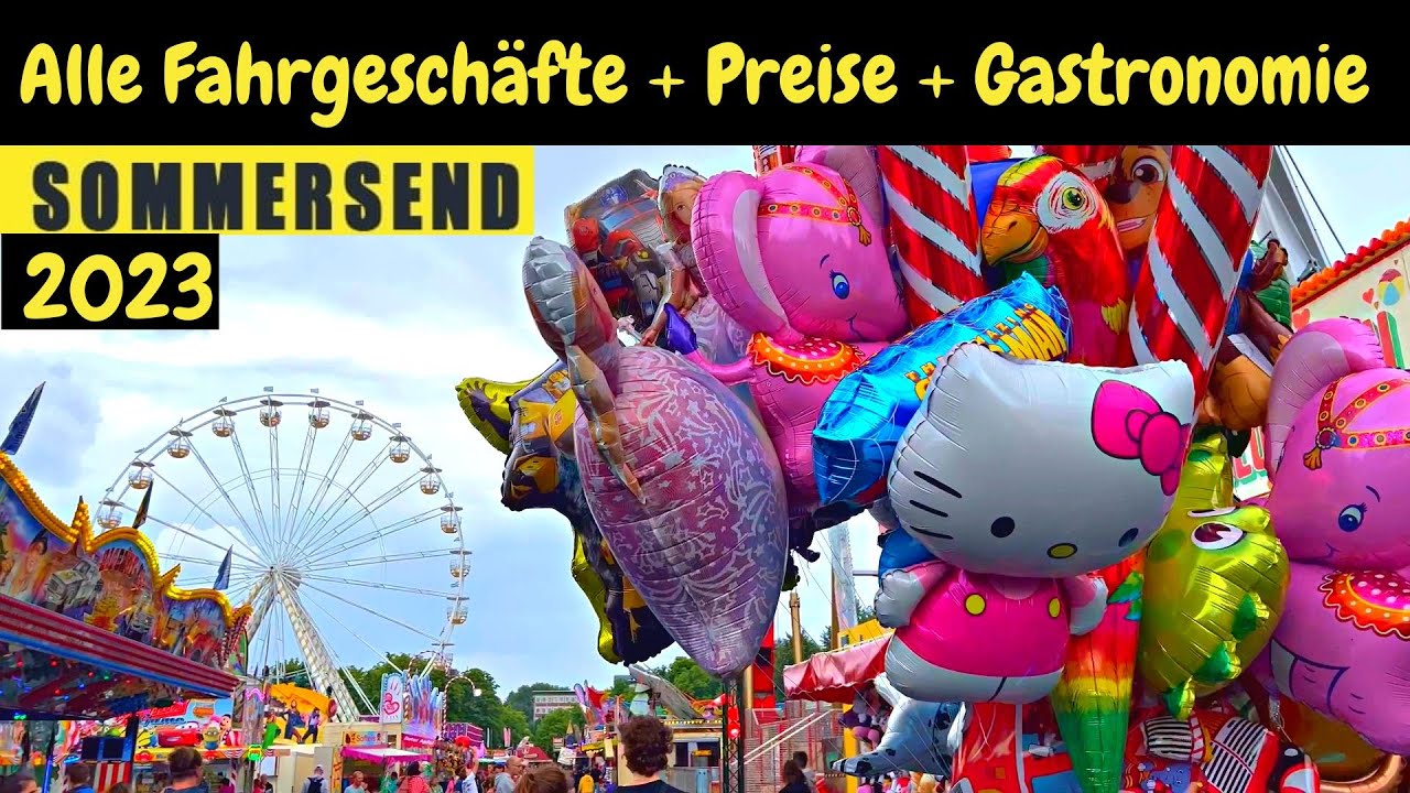 Sommer Send Kirmes 2023 / Alle Fahrgeschäfte + Preise am Familientag / Gastronomie / Vlog / Airborne