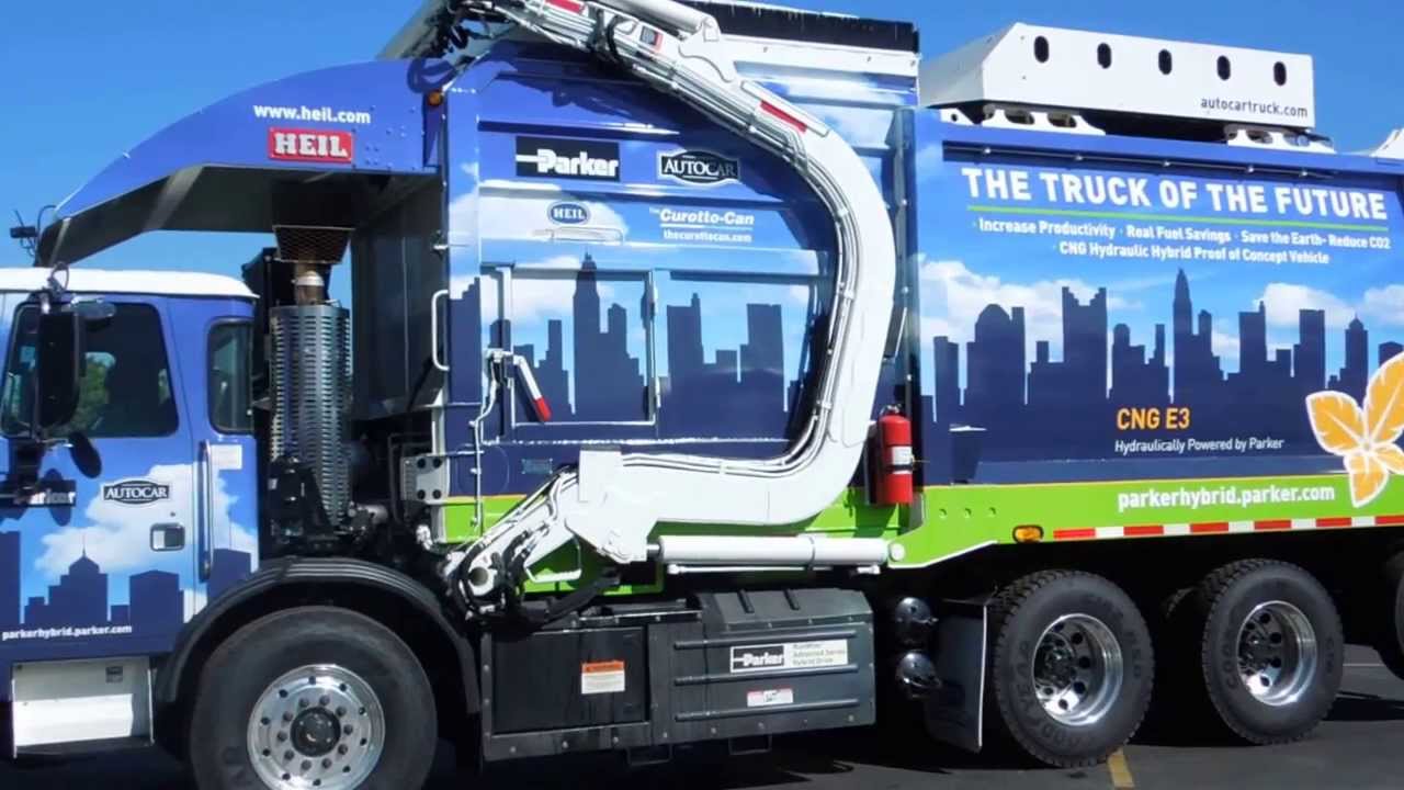 Proof of Concept CNG Refuse Truck from Parker Hannafin