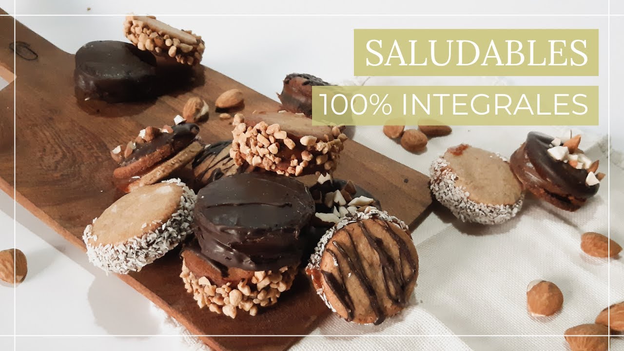 Alfajores INTEGRALES Caseros Y SALUDABLES 2023
