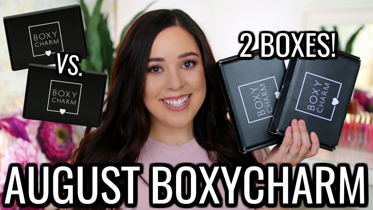 BOXYCHARM AUGUST 2019! TWO DIFFERENT VARIATIONS