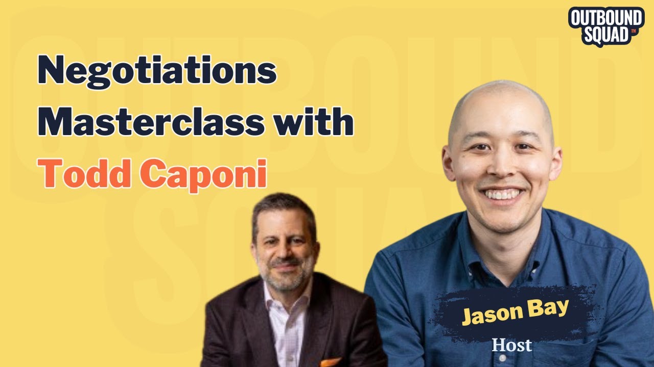 Negotiations Masterclass with Todd Caponi